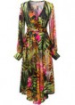 Vestido hojas verdes (talla M) también disponible en talla S y L bajo encargo